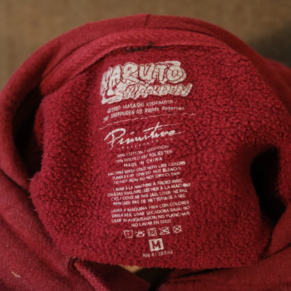 Primitive Naruto Itachi Maroon Graphic Hoodie - Picture 4 of 5